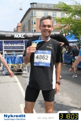 Copenhagen Marathon 2011 i tiden 3:18:04